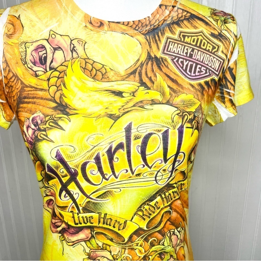 Harley Davidson Graphic T-Shirt Size Small - Picture 2 of 8
